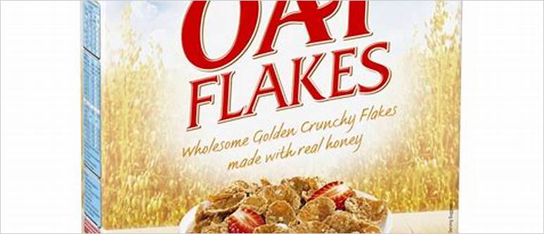 Fortified oat flakes cereal